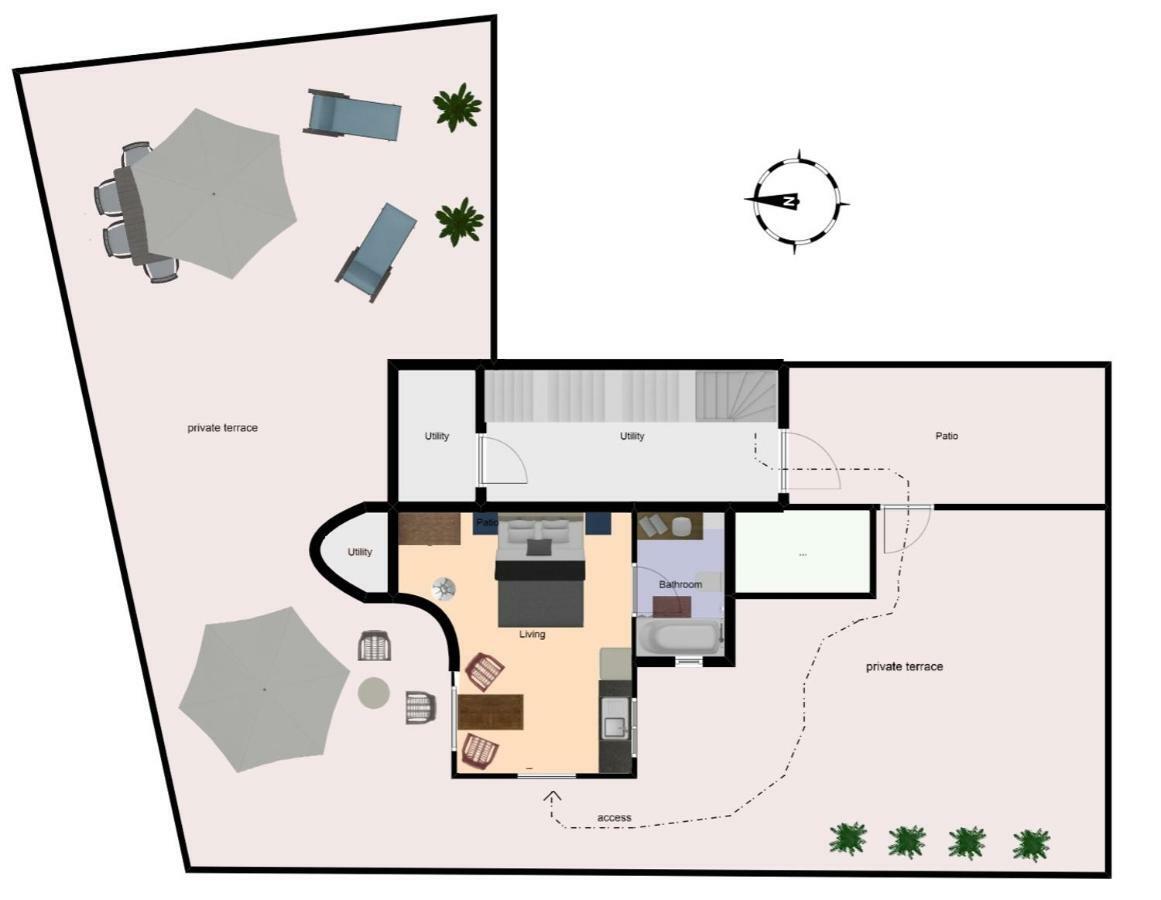 Lägenhet Studio på 22 m² i Kalamata med 1 badrum  Exteriör bild